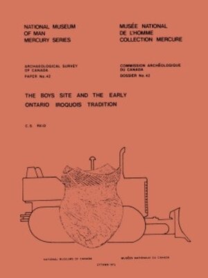 cover image of Boys Site and the Early Ontario Iroquois Tradition